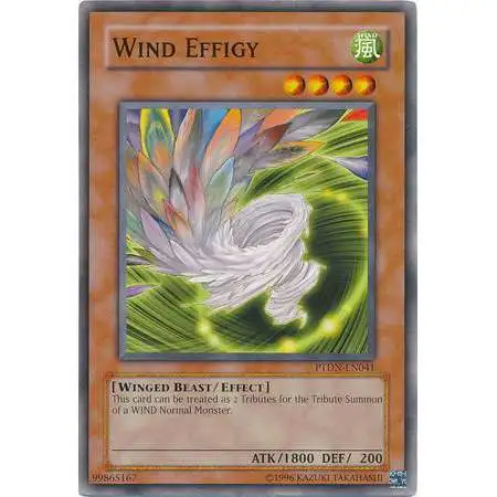 YuGiOh GX Trading Card Game Phantom Darkness Common Wind Effigy PTDN-EN041