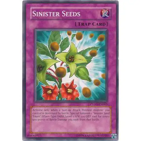 YuGiOh GX Trading Card Game Phantom Darkness Common Sinister Seeds PTDN-EN065