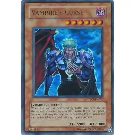 YuGiOh Trading Card Game Phantom Darkness Ultra Rare Vampire's Curse PTDN-EN090