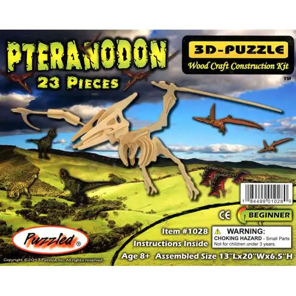 3D-Puzzle Wood Construction Kit Pteranodon Puzzle #1028