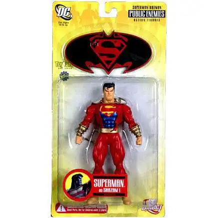 DC Superman Batman Series 1 Public Enemies Superman as Shazam Exclusive Action Figure