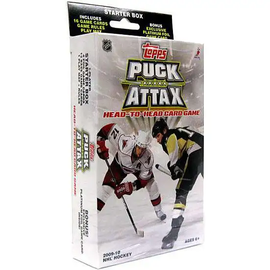NHL Trading Card Game 2009 Puck Attax Hockey Starter Box