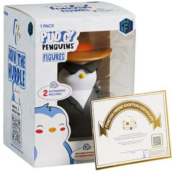 Pudgy Penguins Cowboy Hat 4.5-Inch Figure [Comes with Digital Redemption Code]