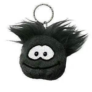 Club Penguin Black Puffle 2-Inch Plush Keychain