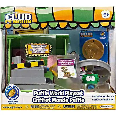 Club Penguin Puffle World Big Air Launcher 1-Inch Playset [Damaged Package]