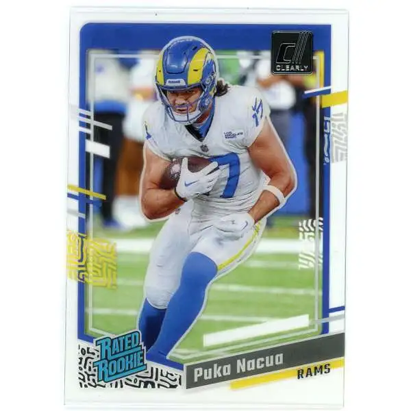 NFL 2023 Panini Clearly Donruss Puka Nacua #96 [Rated Rookie]