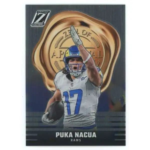 NFL 2023 Panini Zenith Zeal of Approval Puka Nacua #30 [Rookie]