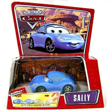 Disney / Pixar Cars The World of Cars Pullbax Motor Pull Back Sally Plastic Car