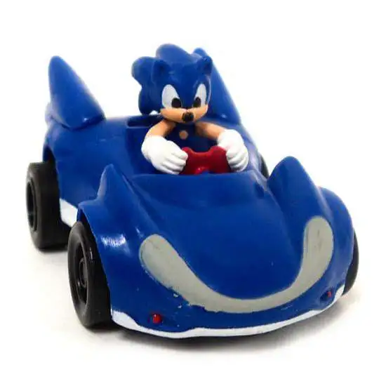 Sonic The Hedgehog Gacha Pullback Racers Sonic Mini Figure