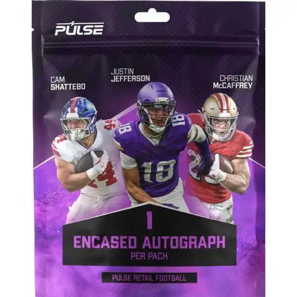 NFL 2026 Pulse Football Series 3 Trading Card RETAIL Pack [1 Autograph Card] (Pre-Order ships September)