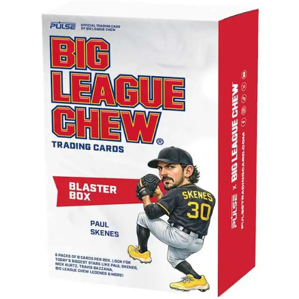 MLB Pulse 2026 Big League Chew Baseball Trading Card BLASTER Box [6 Packs] (Pre-Order ships August)