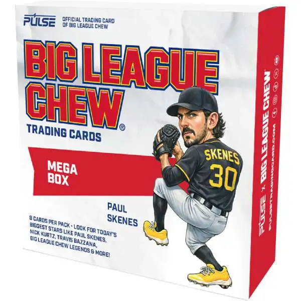 MLB Pulse 2026 Big League Chew Baseball Trading Card MEGA Box [8 Packs] (Pre-Order ships August)