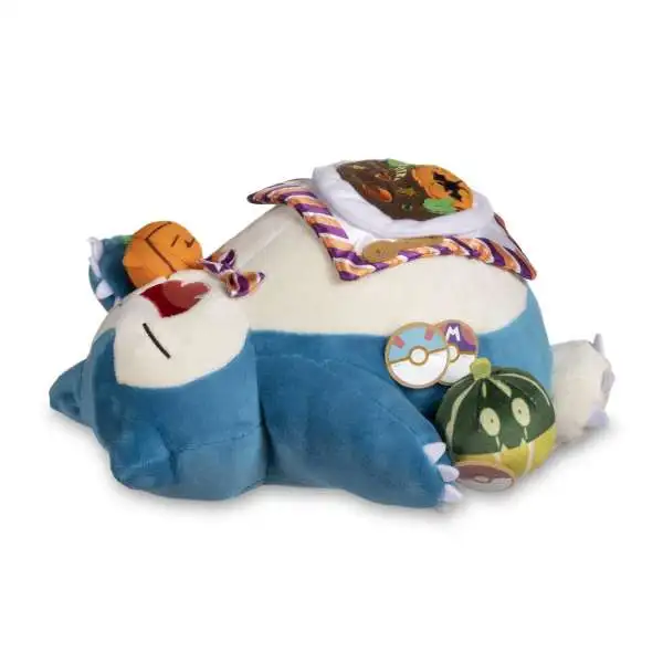 Pokemon Pumpkin Celebration Snorlax Exclusive 9.75-Inch Plush