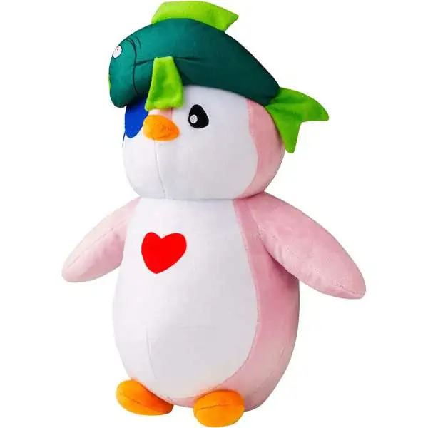 Pudgy Penguins Huggable Heart Chest & Fish Hat 12-Inch Plush