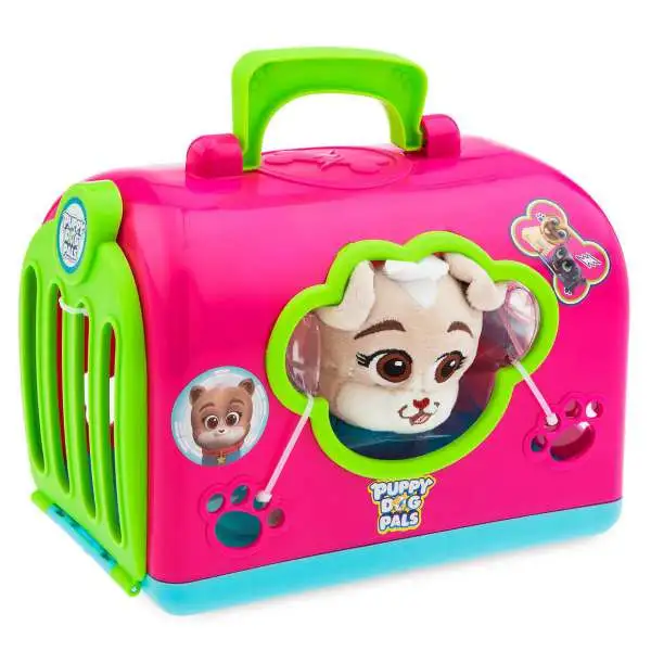 Disney Junior Puppy Dog Pals Groom & Go Keia 8-Inch Pet Carrier Play Set
