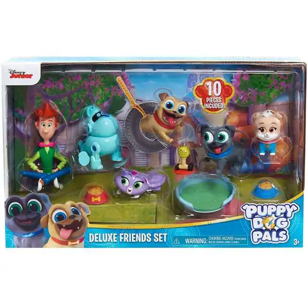 Disney Junior Puppy Dog Pals Deluxe Friends Set Figure 6-Pack [Version 1]