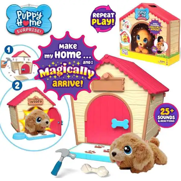 Little Live Pets Puppy Home Surprise Interactive Plush Toy (Pre-Order ships July)