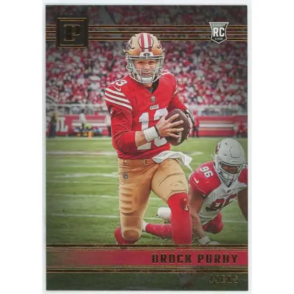 Brock Purdy 2022 Panini Chronicles Luminance Rookie Card #213