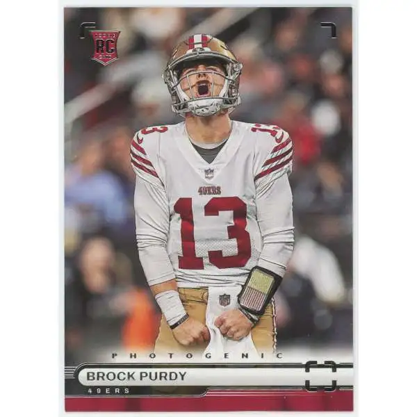 Brock Purdy Rookie Card SP 2022 Panini Chronicles Draft Prestige Football  #25 RC