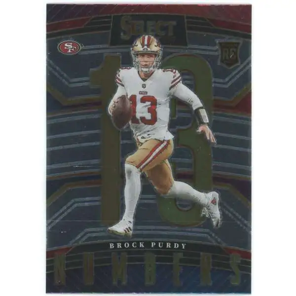 NFL San Francisco 49ers 2022 Panini Select Brock Purdy SN-5 [Rookie, Numbers]