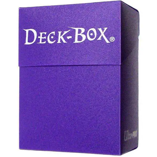 Ultra Pro Card Supplies Purple Deck Box
