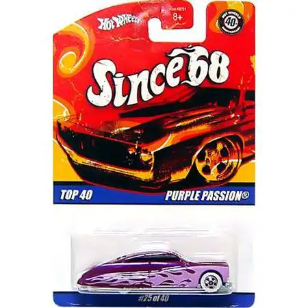 Hot Wheels Since '68 Purple Passion Diecast Car #25 [Damaged Package]