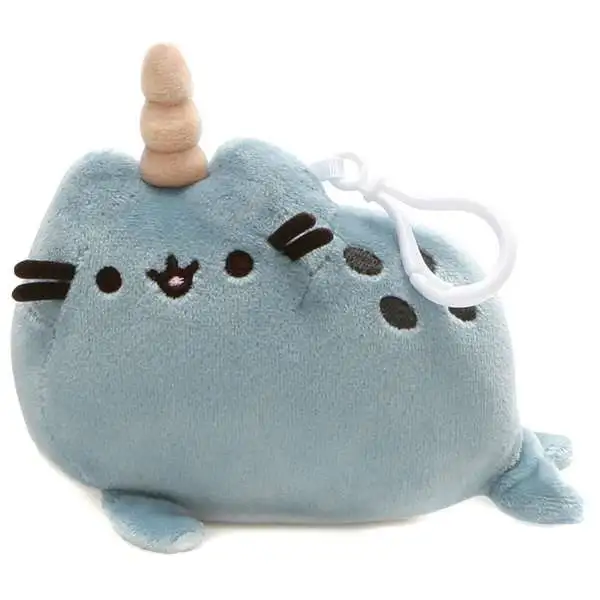 Pusheen Narwhal 5-Inch Clip on Plush