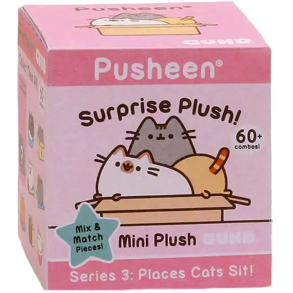 Pusheen Series 3 Places Cats Sit! Mini Plush Mystery Pack [1 RANDOM Figure]