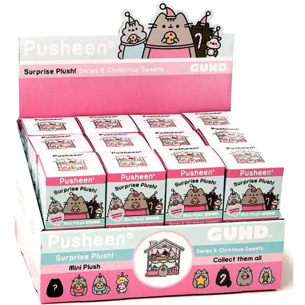 Pusheen Series 8 Christmas Sweets Mini Plush Mystery Box [24 Packs]