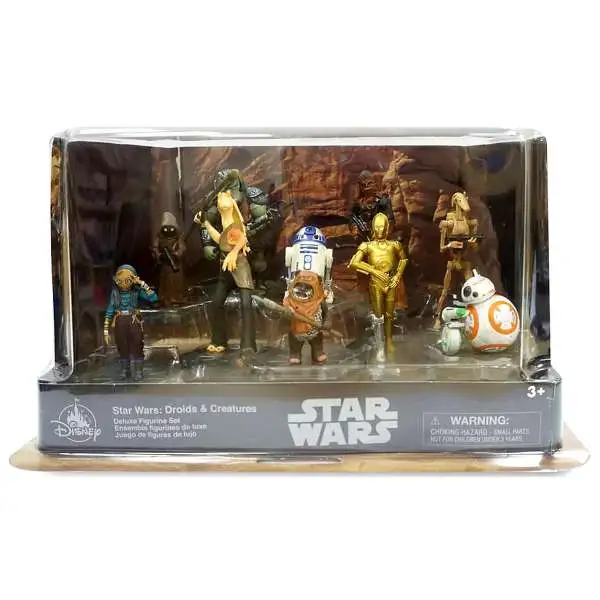 Disney Star Wars Droids & Creatures 10-Piece PVC Figure Play Set