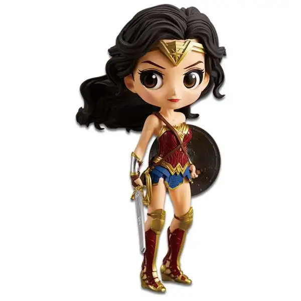 DC Q Posket Wonder Woman 6-Inch Collectible PVC Figure [Normal Color Version]