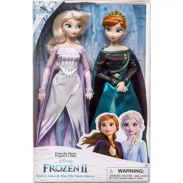 Disney Frozen 2 Queen Anna & Snow Queen Elsa Exclusive 11.5-Inch Doll 2-Pack