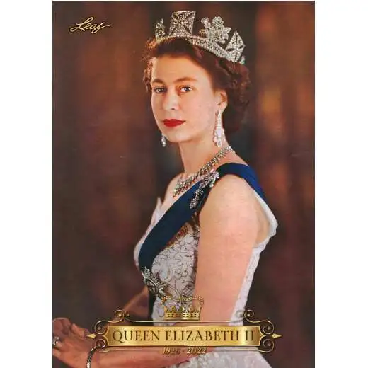 Leaf 2022 Remembrance Queen Elizabeth II Trading Card [#2]