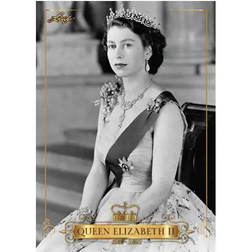 Leaf 2022 Remembrance Queen Elizabeth II Trading Card [#1]