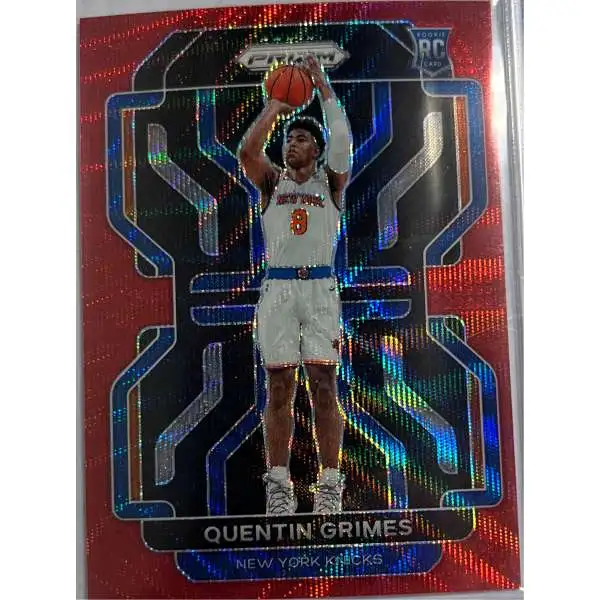 NBA 2021 Prizm Basketball Quentin Grimes #285 [Red Ruby Wave Rookie]