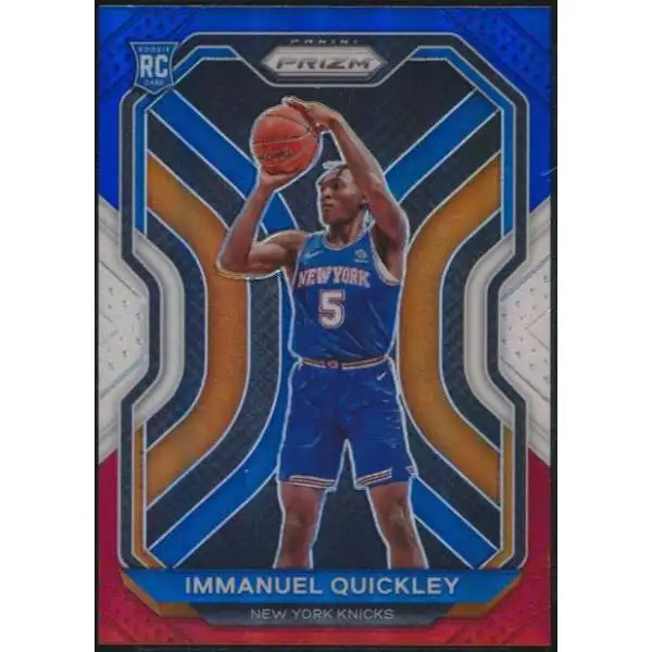 NBA 2020 Prizm Basketball Rookie Immanuel Quickley #296 [RWB]