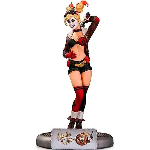 DC Bombshells Harley Quinn Statue [2013 Version, Opened & Inspected]