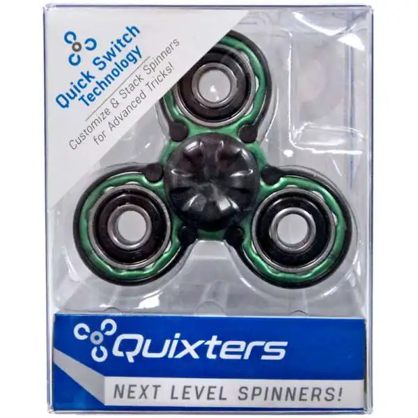 Quixters Green Basic Spinner [Black Outside]