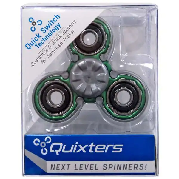 Quixters Green Basic Spinner [Gray Outside]
