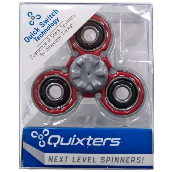 Quixters Red Basic Spinner [Gray Outside]