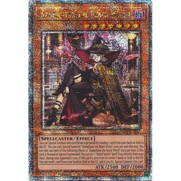 遊戯王 RA04-EN047 黒魔女ディアベルスター Diabellstar the Black Witch (英語版 1st Edition 25th クォーターセンチュリーシークレットレア) Quarter Century Stampede YuGiOh Trading Card Game Quarter Century Stampede Single Card