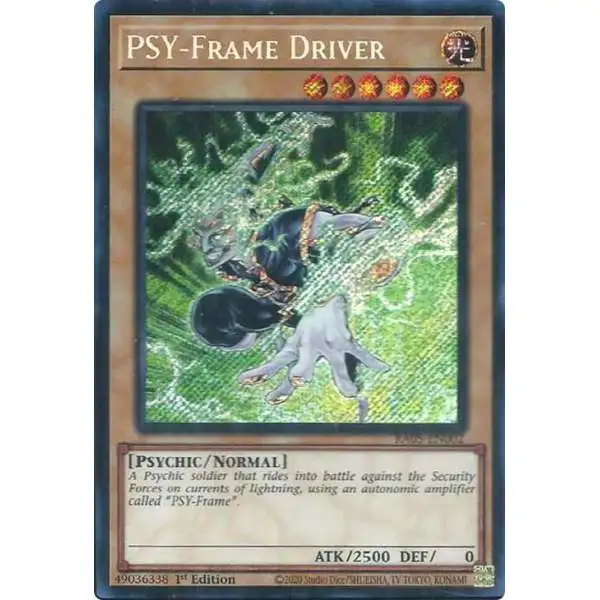 yugioh psy frame deck Trading Card Game Rarity Collection 5 Single Card Secret Rare PSY- Driver RA05-EN002 YuGiOh High-Speed Riders Rare PSY-Frame