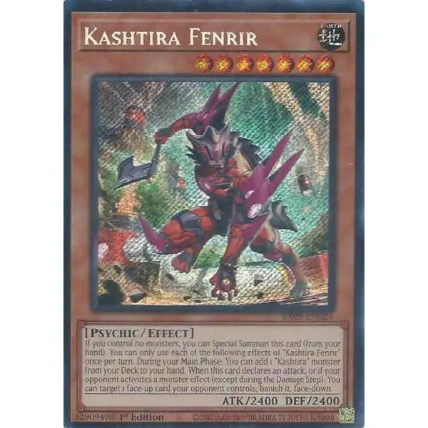 fenrir yugioh card Yu-Gi-Oh! - Invasion of Chaos - 25th Anniversary Reprint OR if your opponent activates a monster effect RespectYGO - Finally! Kashtira Fenrir!