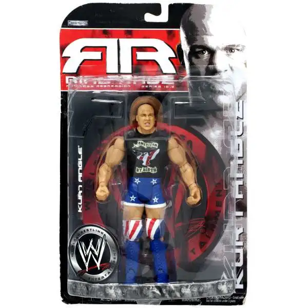 WWE Wrestling Ruthless Aggression Series 18.5 Ring Rage Kurt Angle Action Figure