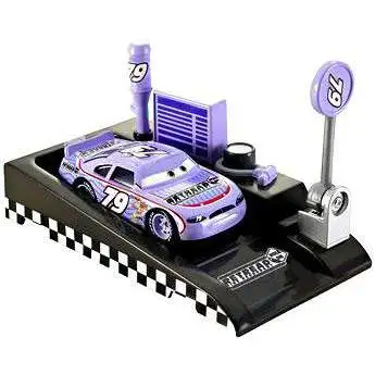Disney / Pixar Cars Pit Row Race-Off Retread No. 79 Diecast Car [Includes Launcher]