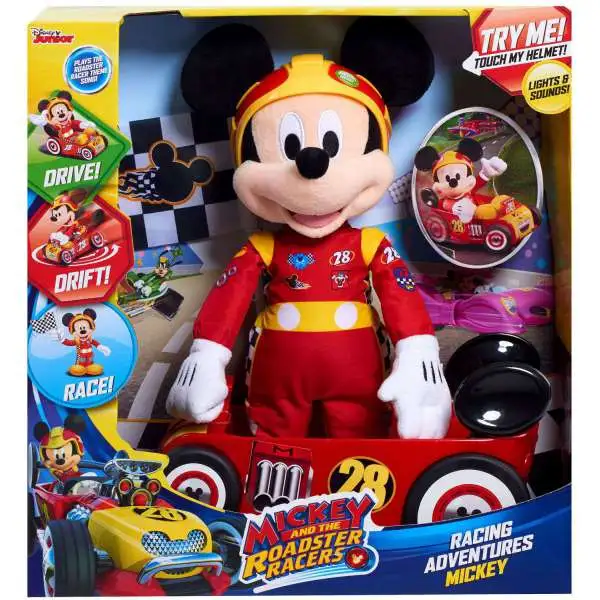Disney Mickey & Roadster Racers Racing Adventures Mickey Figure [Lights & Sounds, Damaged Package]