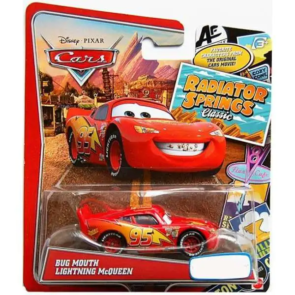 Disney / Pixar Cars Radiator Springs Classic Bug Mouth Lightning McQueen Exclusive Diecast Car