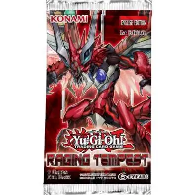 YuGiOh Raging Tempest (1st Edition) Booster Pack [9 Cards]
