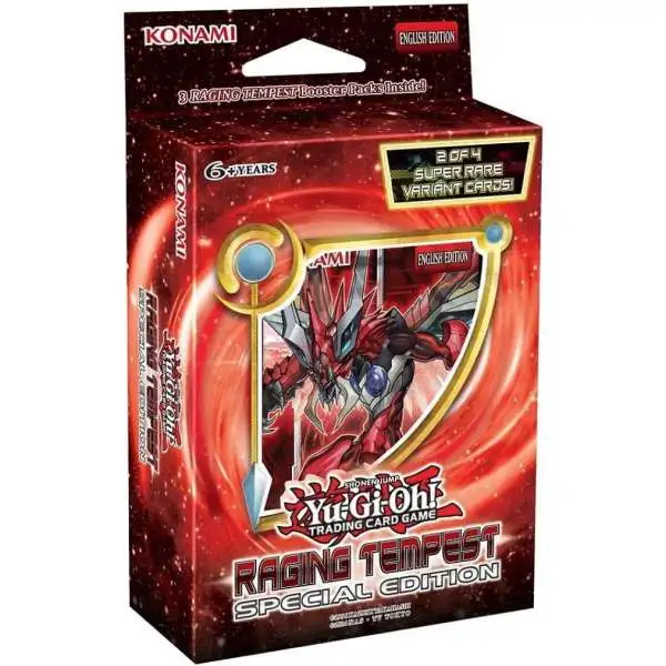 YuGiOh Raging Tempest Special Edition [3 Booster Packs & 1 RANDOM Promo Card]