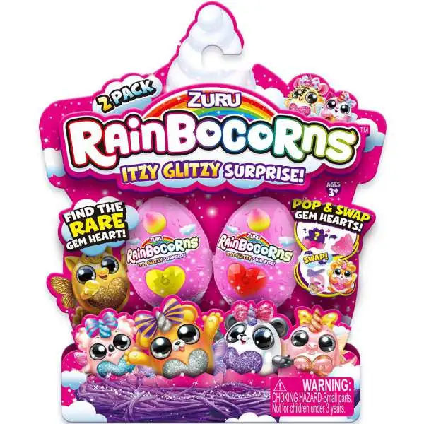Rainbocorns Itzy Glitzy Series 1 Mystery 2-Pack [2 RANDOM Eggs]